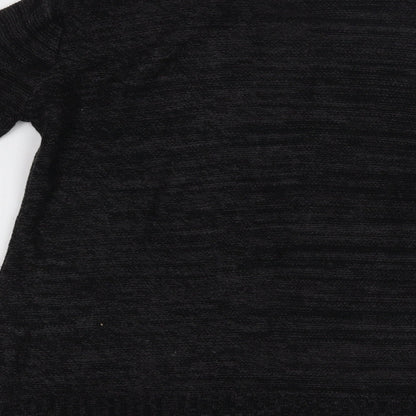 Flam Womens Grey   Cardigan Jumper Size M