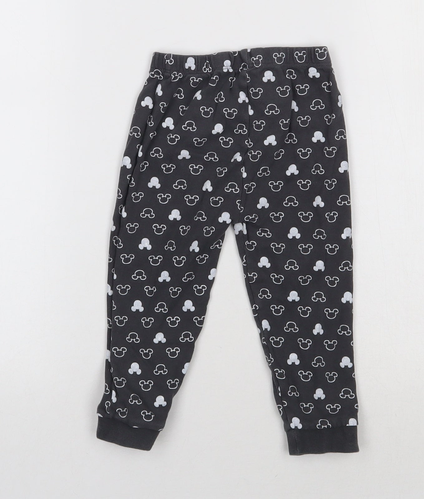 George Girls Grey Geometric   Pyjama Pants Size 2-3 Years  - Mickey Mouse