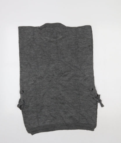 PINK Womens Grey   Pullover Jumper Size S