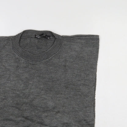 PINK Womens Grey   Pullover Jumper Size S