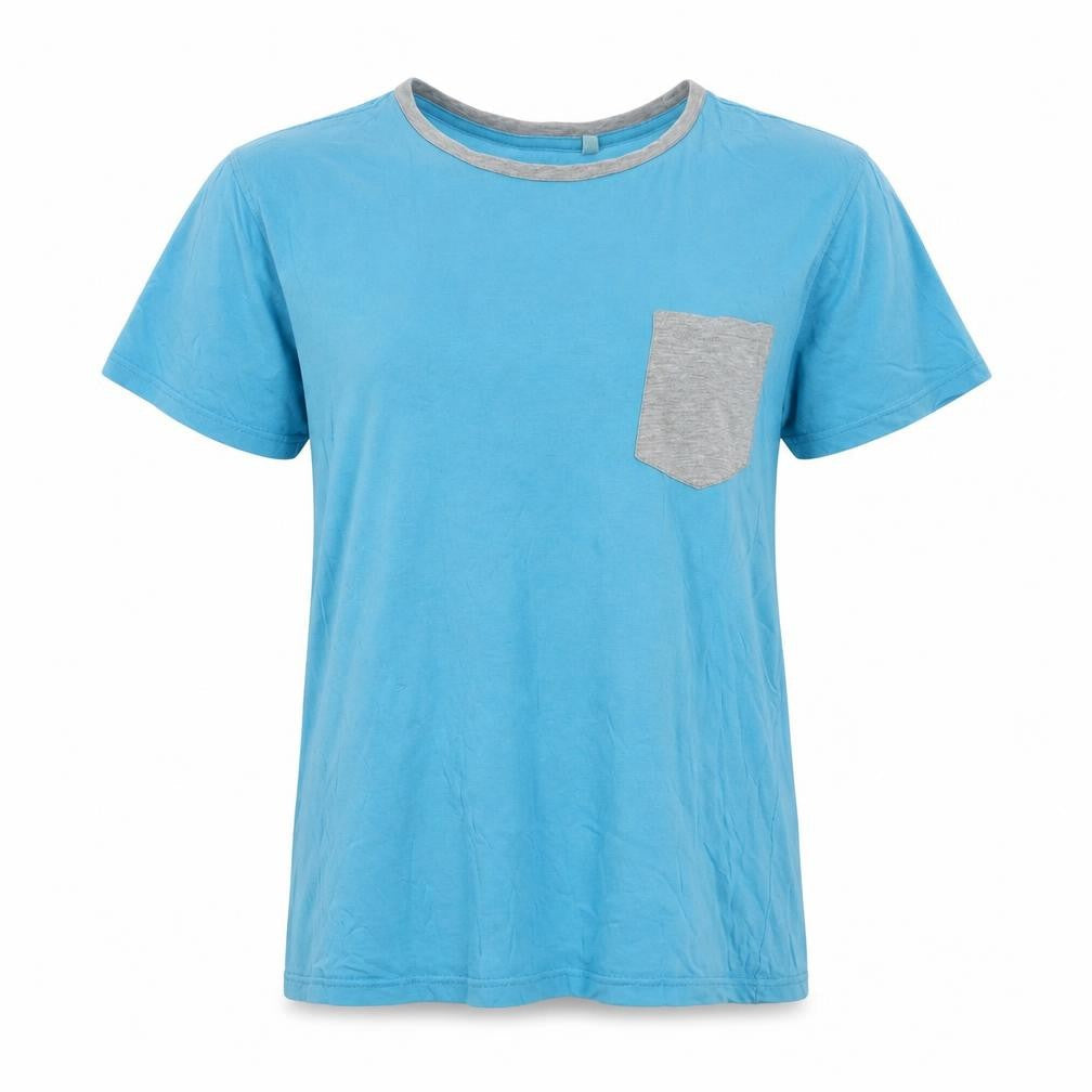 Motogear Womens Blue   Basic T-Shirt Size S