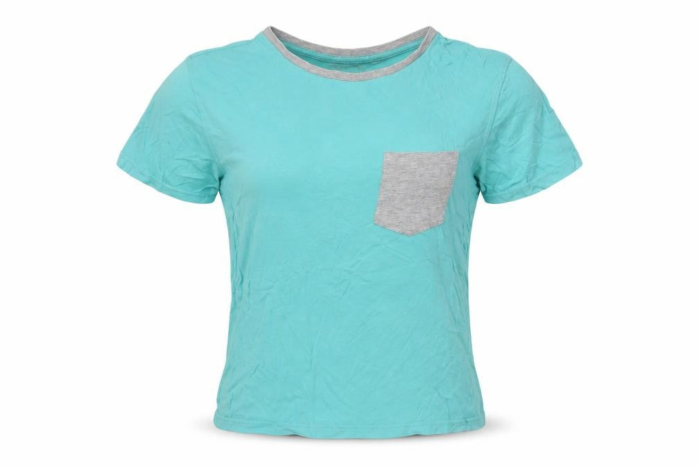 Motogear Womens Green   Basic T-Shirt Size S