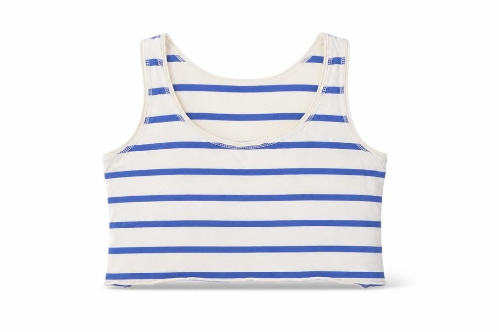 New Look Womens Multicoloured Striped  Cropped Tank Size 6