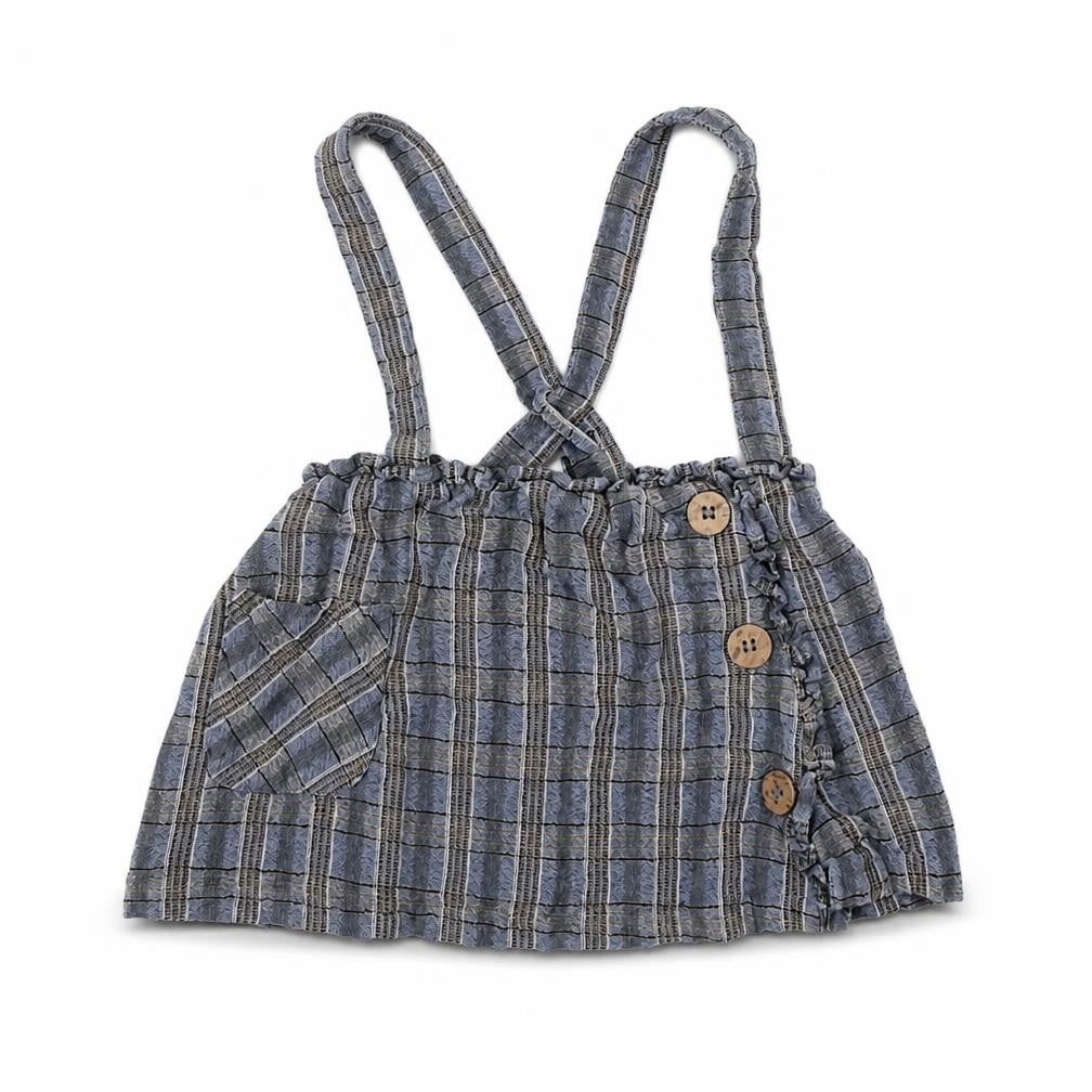 NEXT Girls Multicoloured Check  Skater Skirt Size 9-12 Months