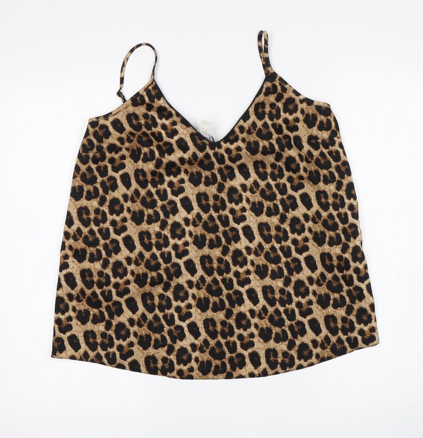 ASOS Womens Multicoloured Animal Print  Basic Blouse Size 10