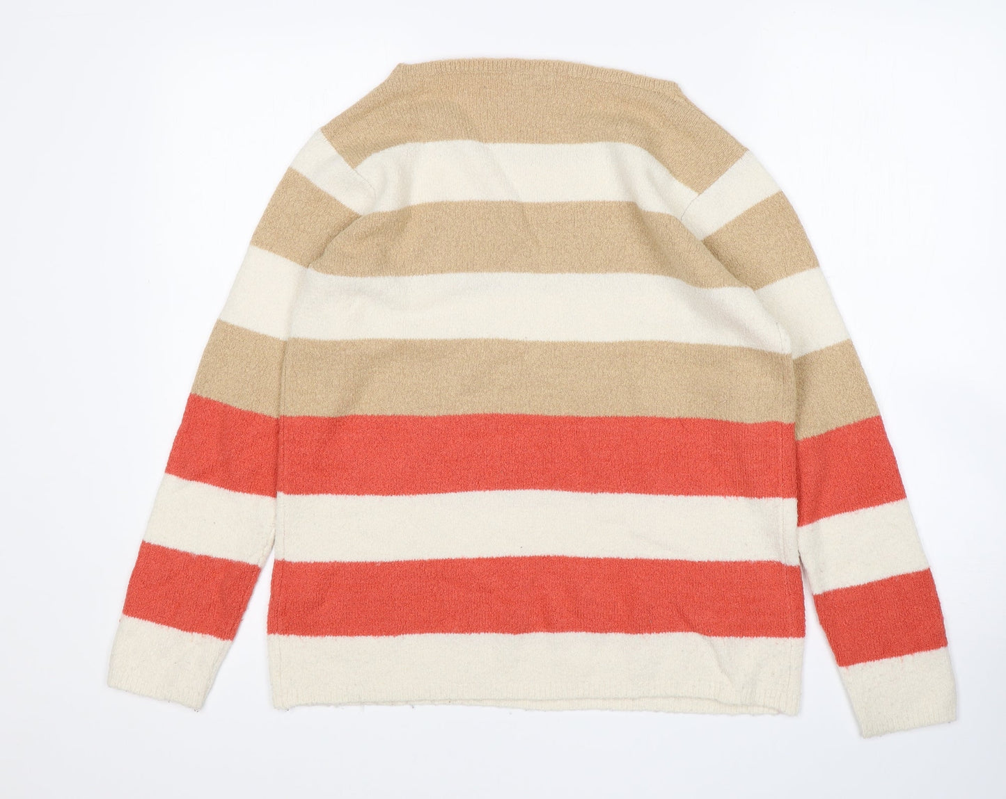 Damart Womens Multicoloured Striped  Pullover Jumper Size 10