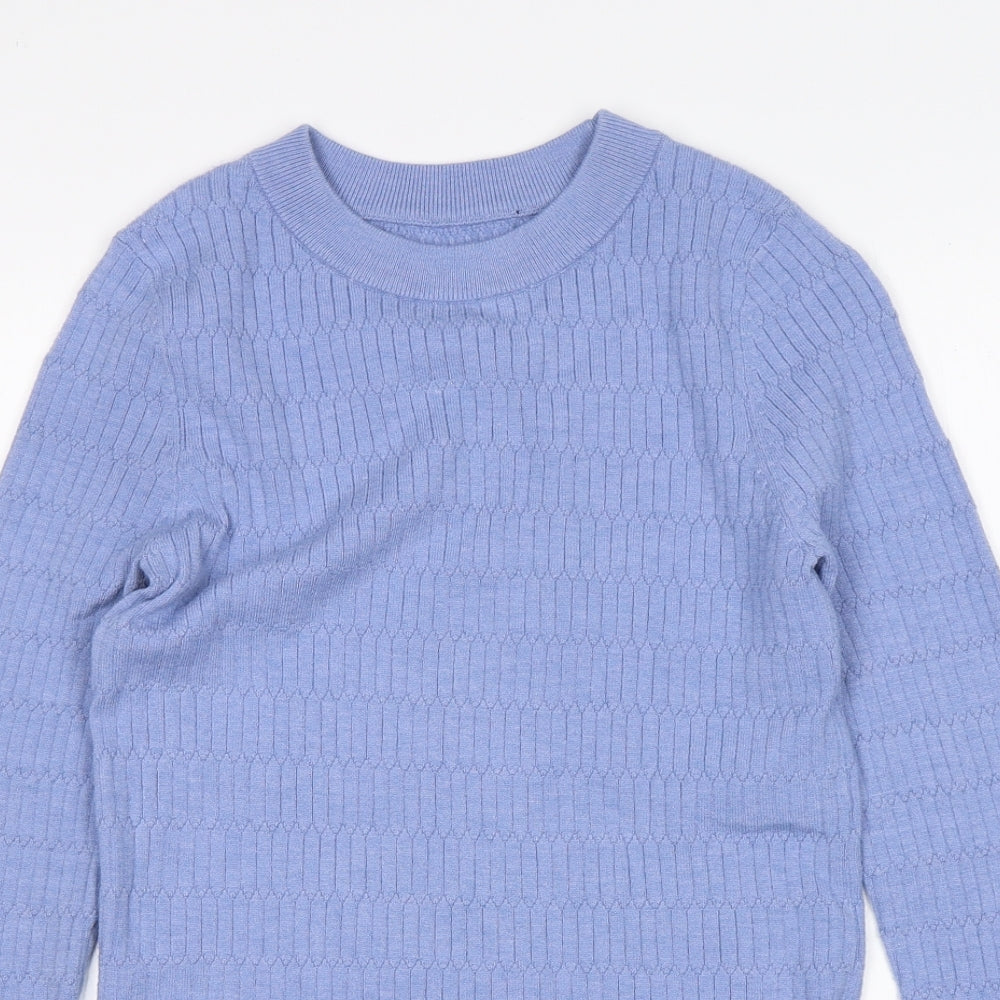 M&S Womens Blue   Pullover Jumper Size 8