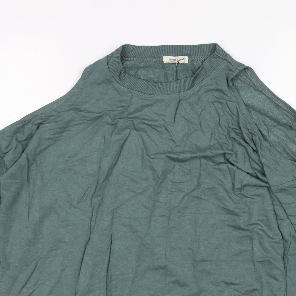 River Island Womens Green   Pullover Jumper Size 6