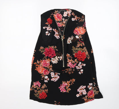Cameo Rose Womens Multicoloured Floral Basic Blouse Size 8