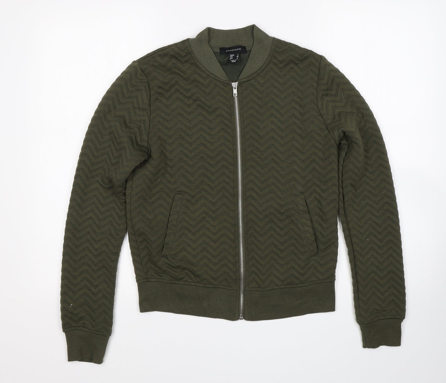 Atmosphere Womens Green   Full Zip Sweatshirt Size 8