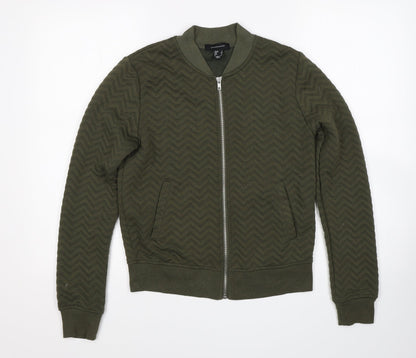 Atmosphere Womens Green   Full Zip Sweatshirt Size 8