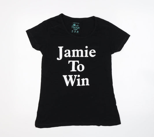 Atmosphere Womens Black   Basic T-Shirt Size 12