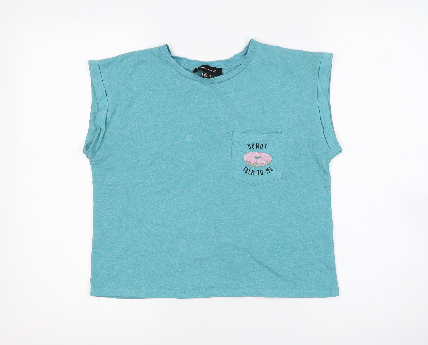 Atmosphere Womens Green   Basic T-Shirt Size 6