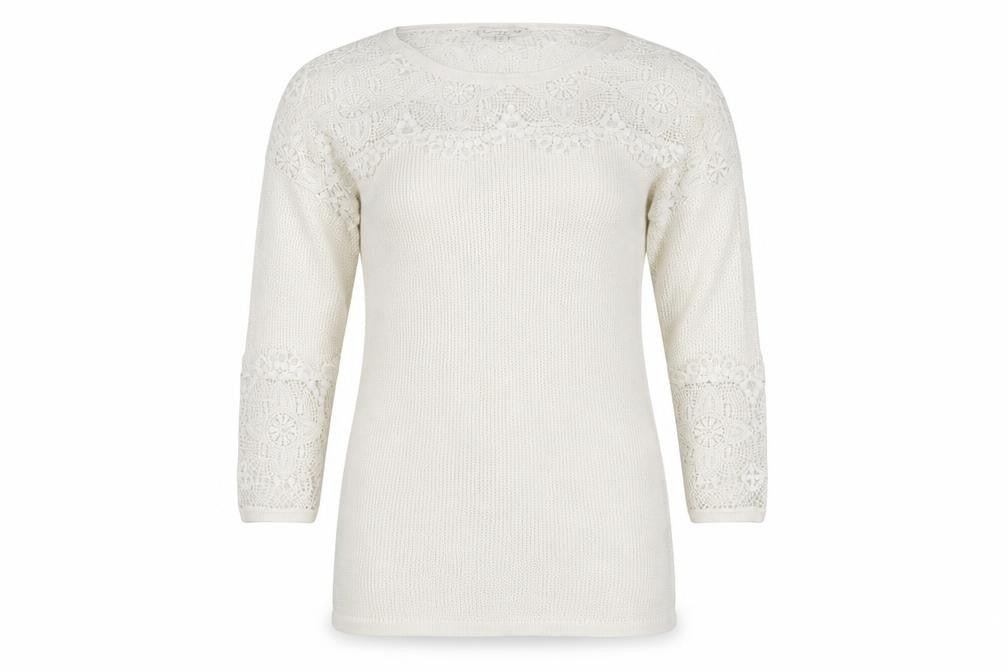 F&F Womens White   Pullover Jumper Size 8