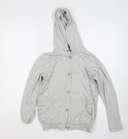 M&S Womens Grey   Cardigan Jumper Size 2XS