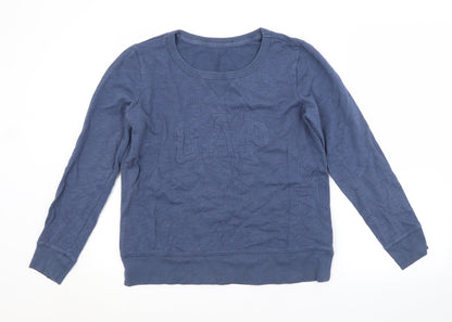 Preloved Gap Womens Blue   Pullover Sweatshirt - Front
