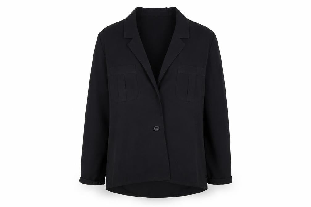 PLANET Womens Black   Basic Button-Up Size 12