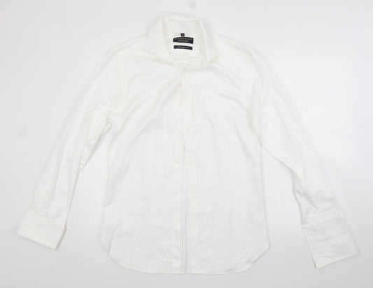 Hammond Mens White    Dress Shirt Size 14.5