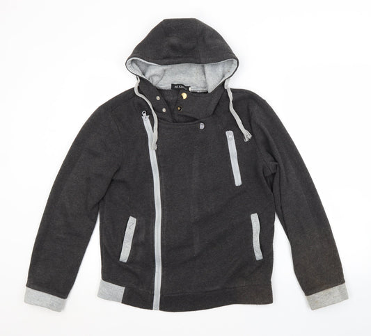 Preloved PEI XIANG Mens Grey   Full Zip Hoodie - Front
