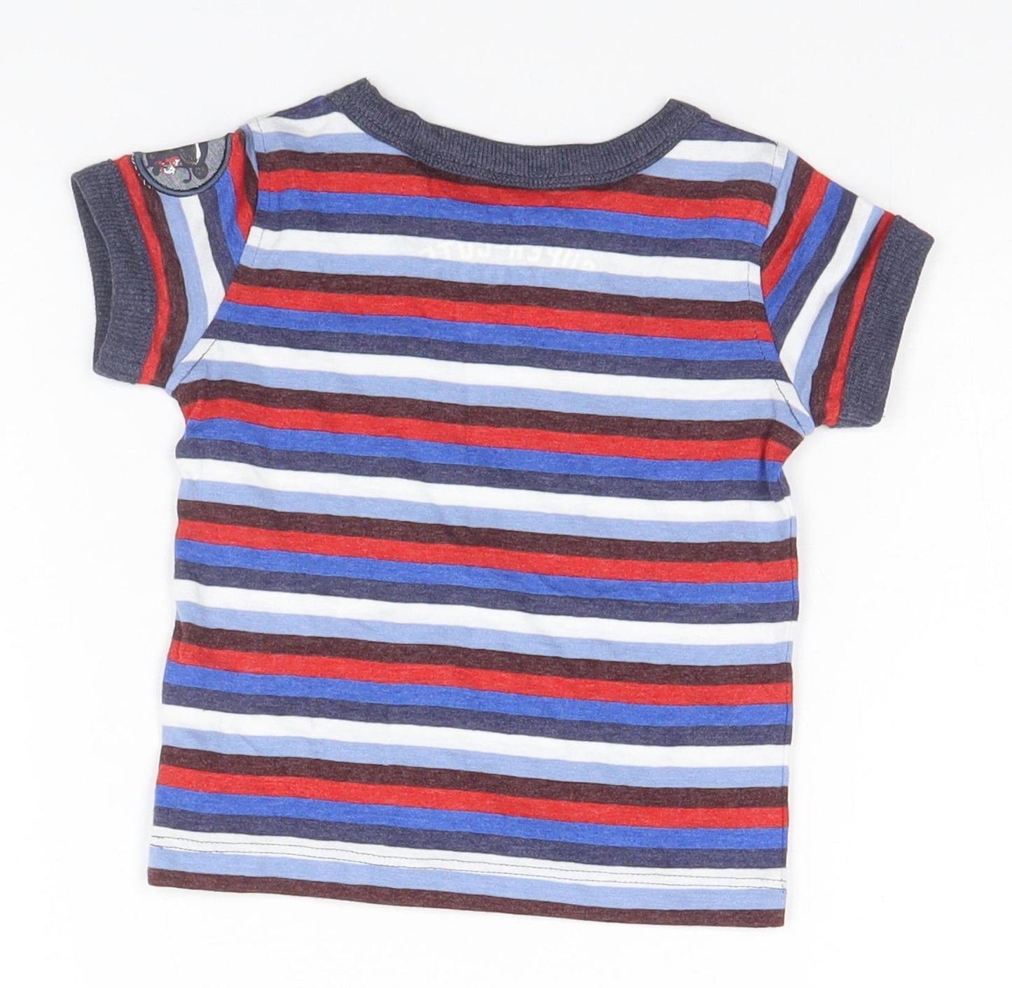 NEXT Baby Multicoloured Striped  Basic T-Shirt Size 3-6 Months