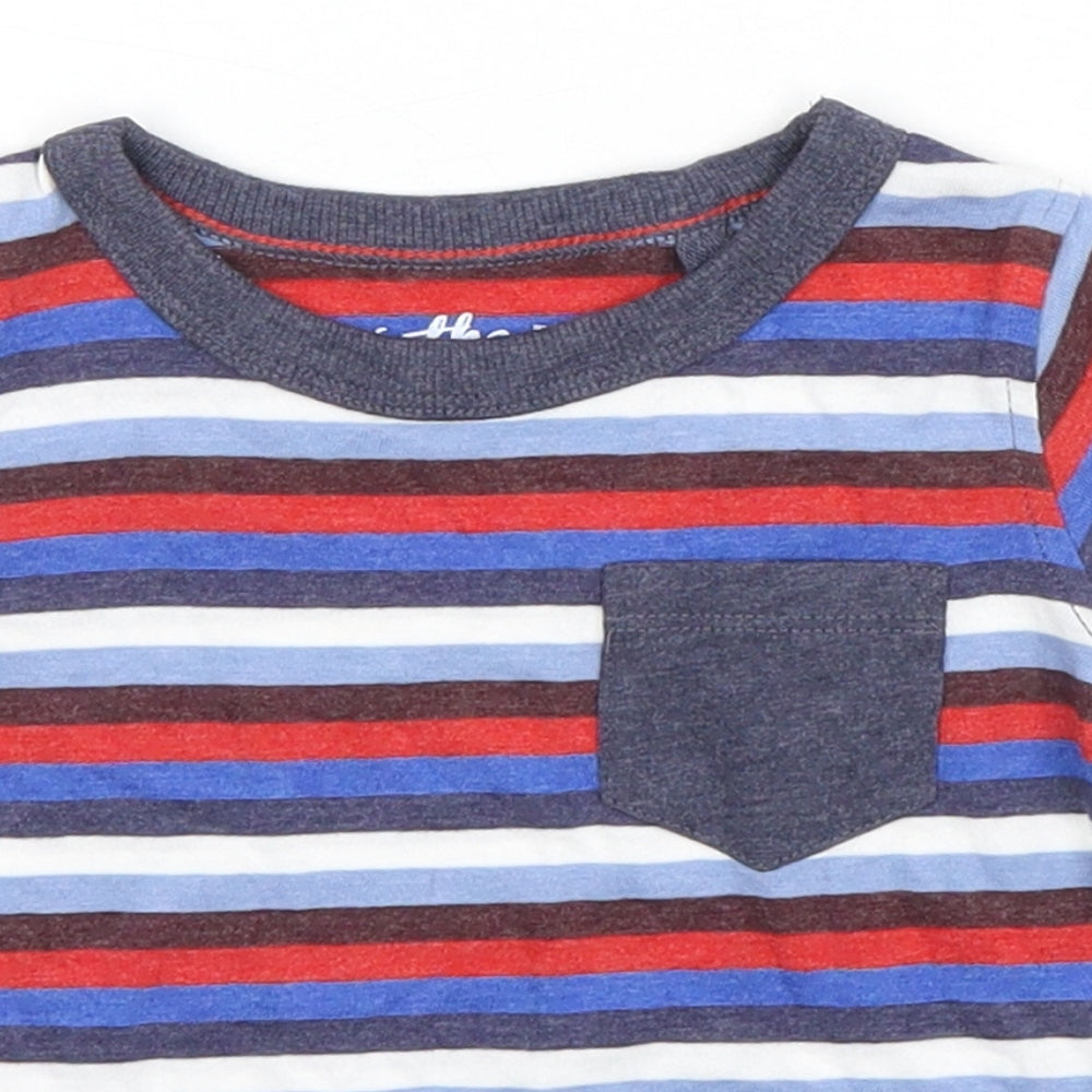 NEXT Baby Multicoloured Striped  Basic T-Shirt Size 3-6 Months