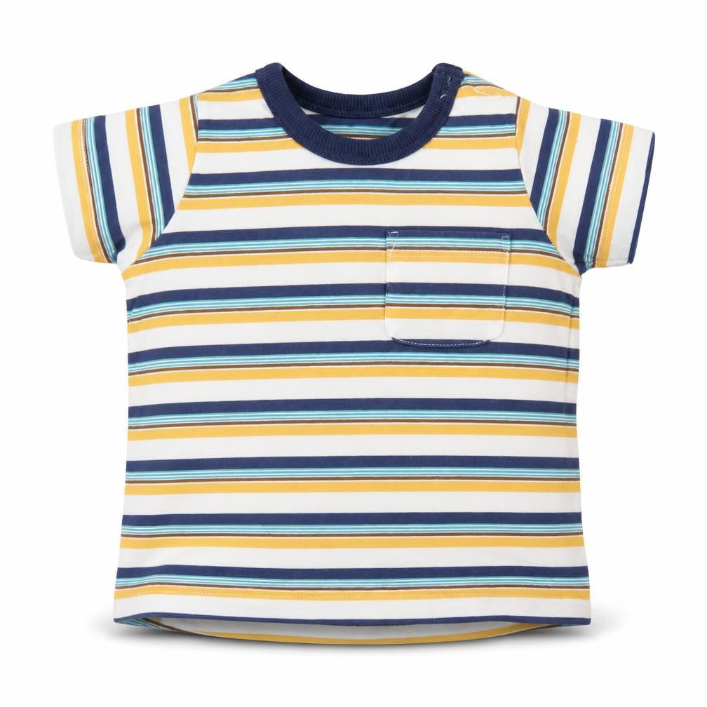 Matalan Baby Multicoloured Striped  Basic T-Shirt Size 3-6 Months