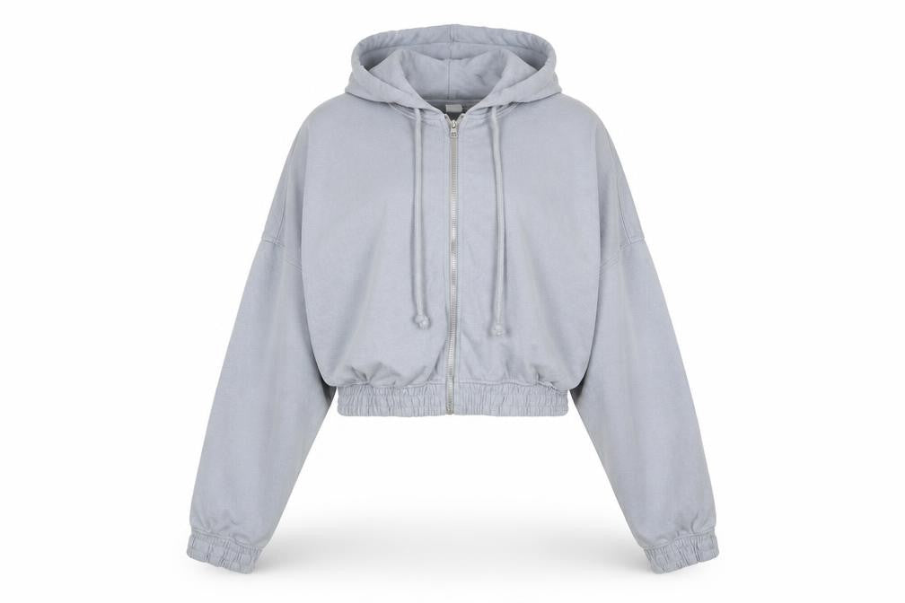 Preworn Womens Grey   Full Zip Hoodie Size L