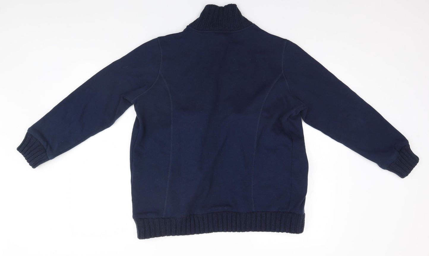 Damart Womens Blue   Cardigan Jumper Size 14