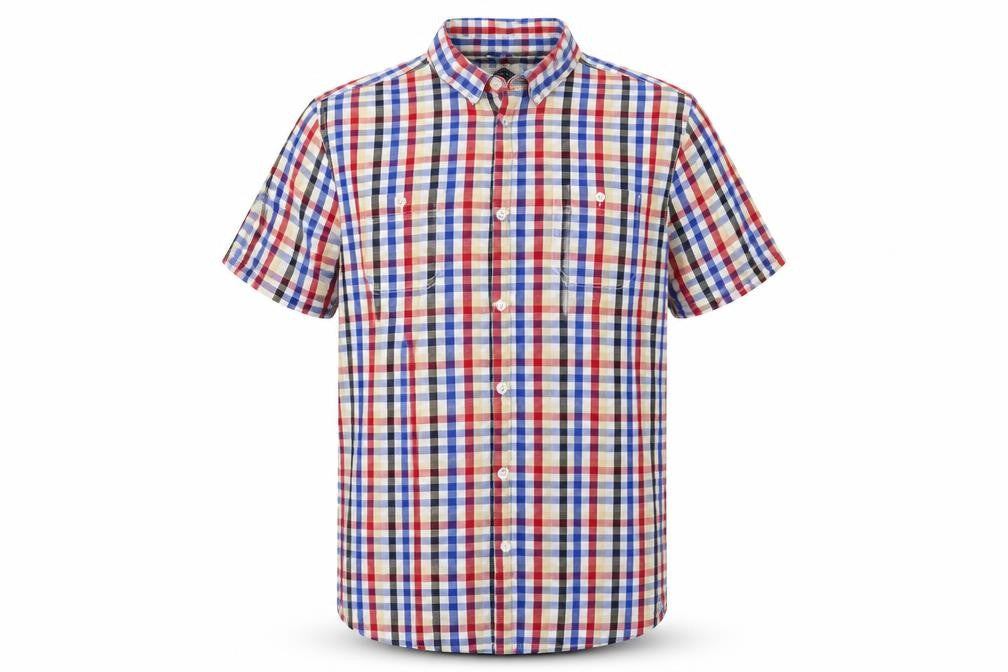 New Look Mens Multicoloured Plaid   Button-Up Size XL