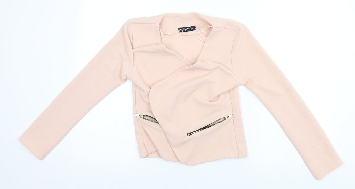 Select Womens Beige   Jacket  Size 8