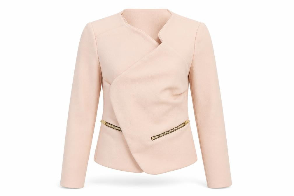 Select Womens Beige   Jacket  Size 8