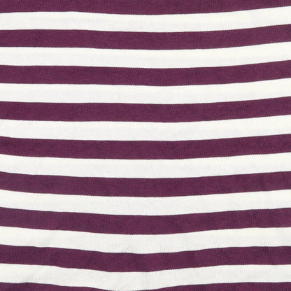 Divided Womens Blue Striped  Pullover Jumper Size 8