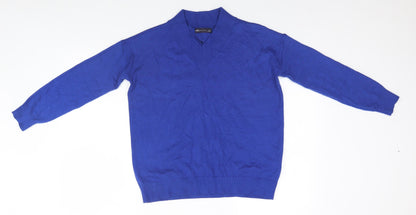 Marks & Spencer Mens Blue   Pullover Jumper Size S