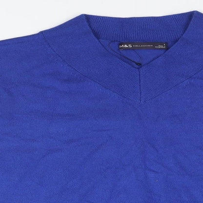 Marks & Spencer Mens Blue   Pullover Jumper Size S