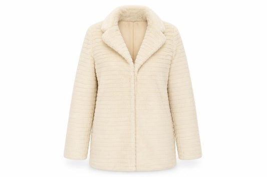 Belle Womens Beige   Overcoat Coat Size M
