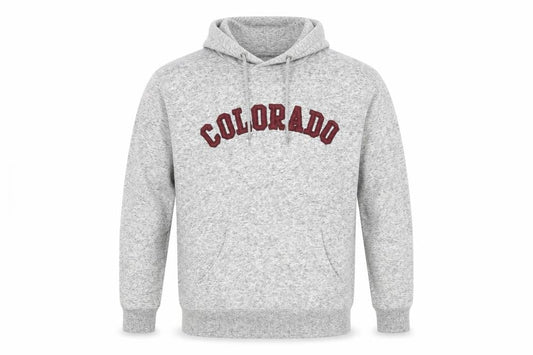 Tu Mens Grey   Pullover Hoodie Size XS  - Colorado