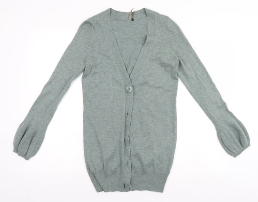 Topshop Womens Grey   Cardigan Jumper Size 8