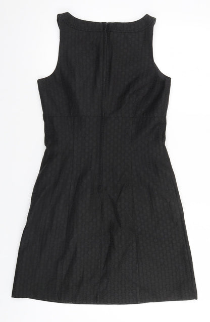 Next Womens Brown Geometric  A-Line  Size 10