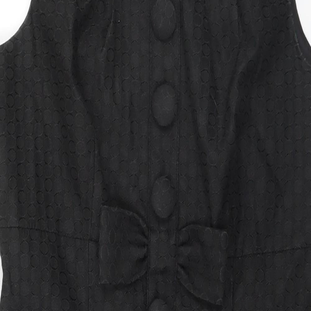 NEXT Womens Brown Geometric  A-Line  Size 10