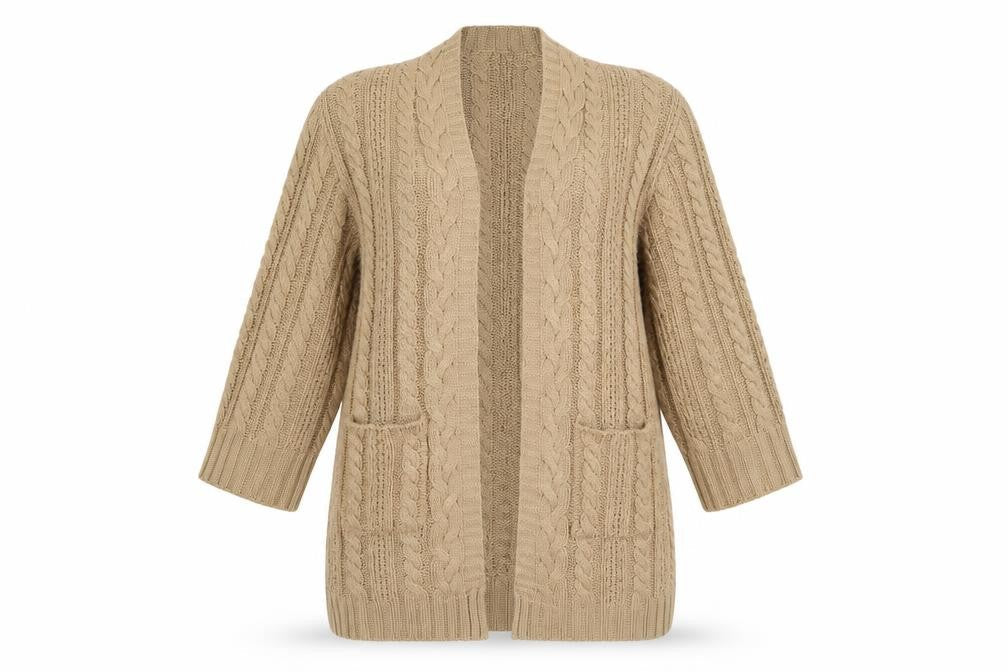 Boohoo Womens Brown   Cardigan Jumper Size S