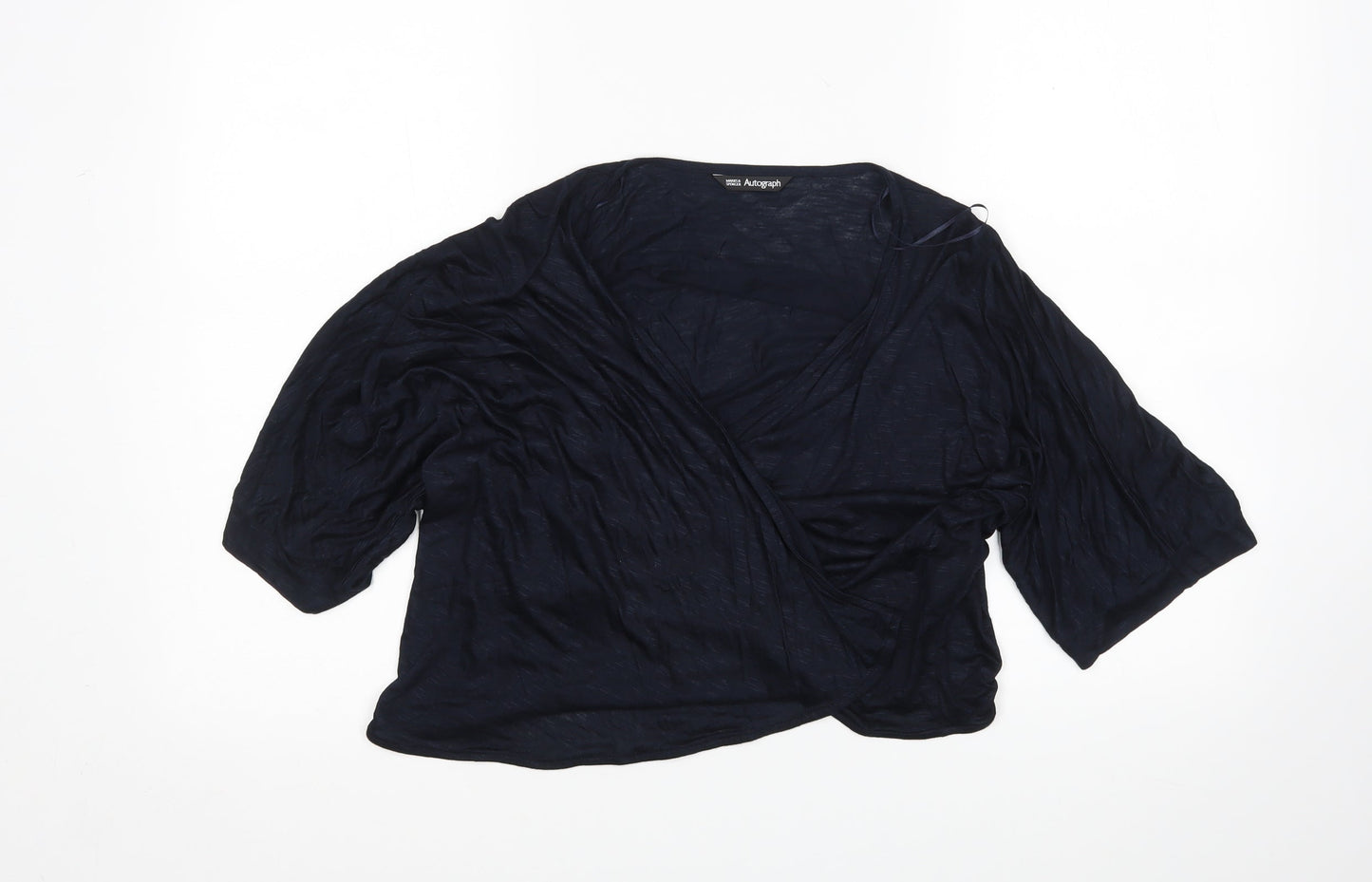 M&S Womens Blue   Cardigan Jumper Size 14