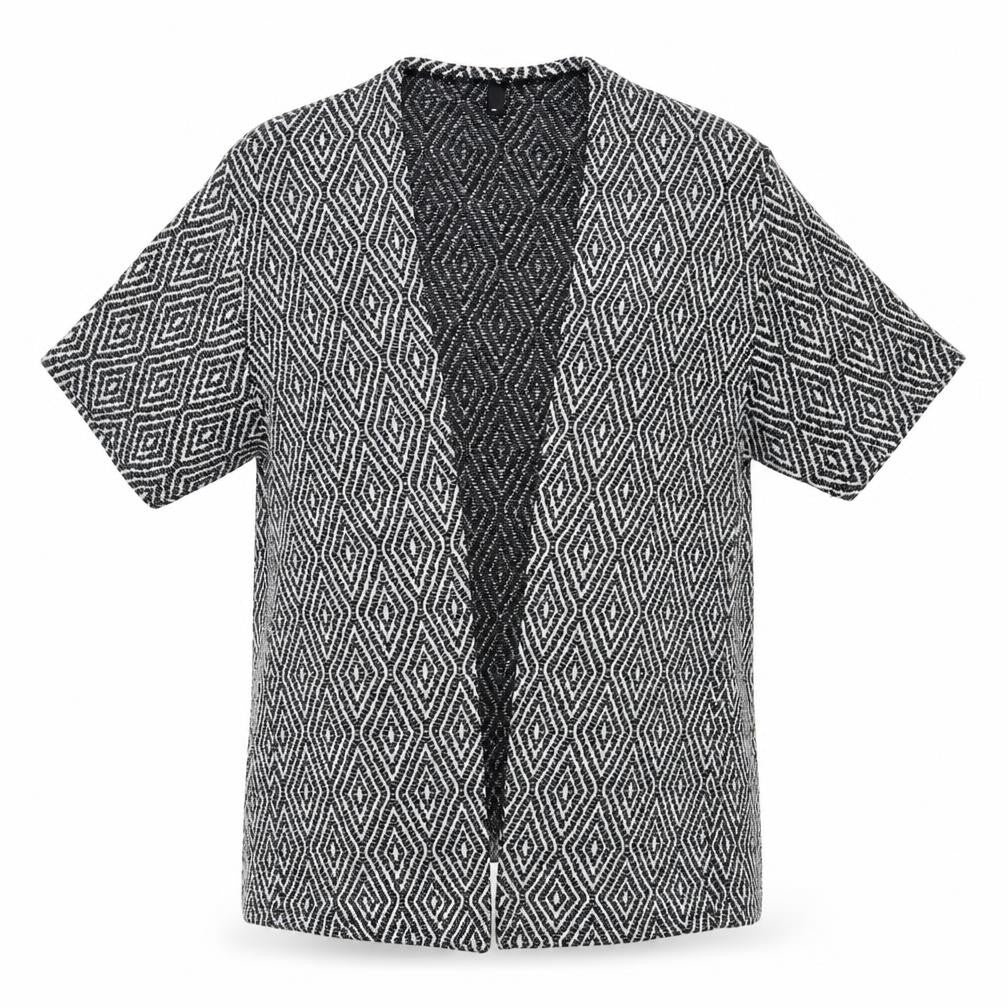 H&M Womens Multicoloured Argyle/Diamond  Cardigan Jumper Size S
