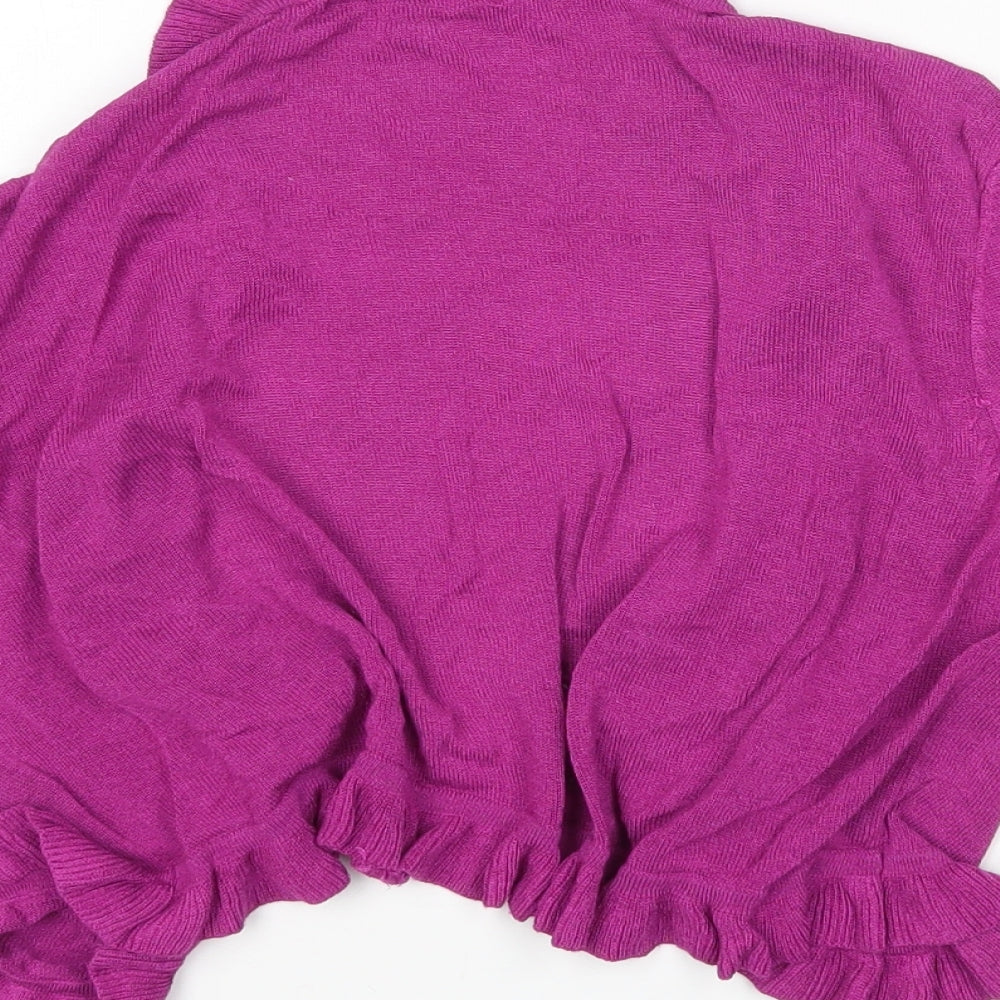 Klass Womens Purple   Cardigan Jumper Size XL