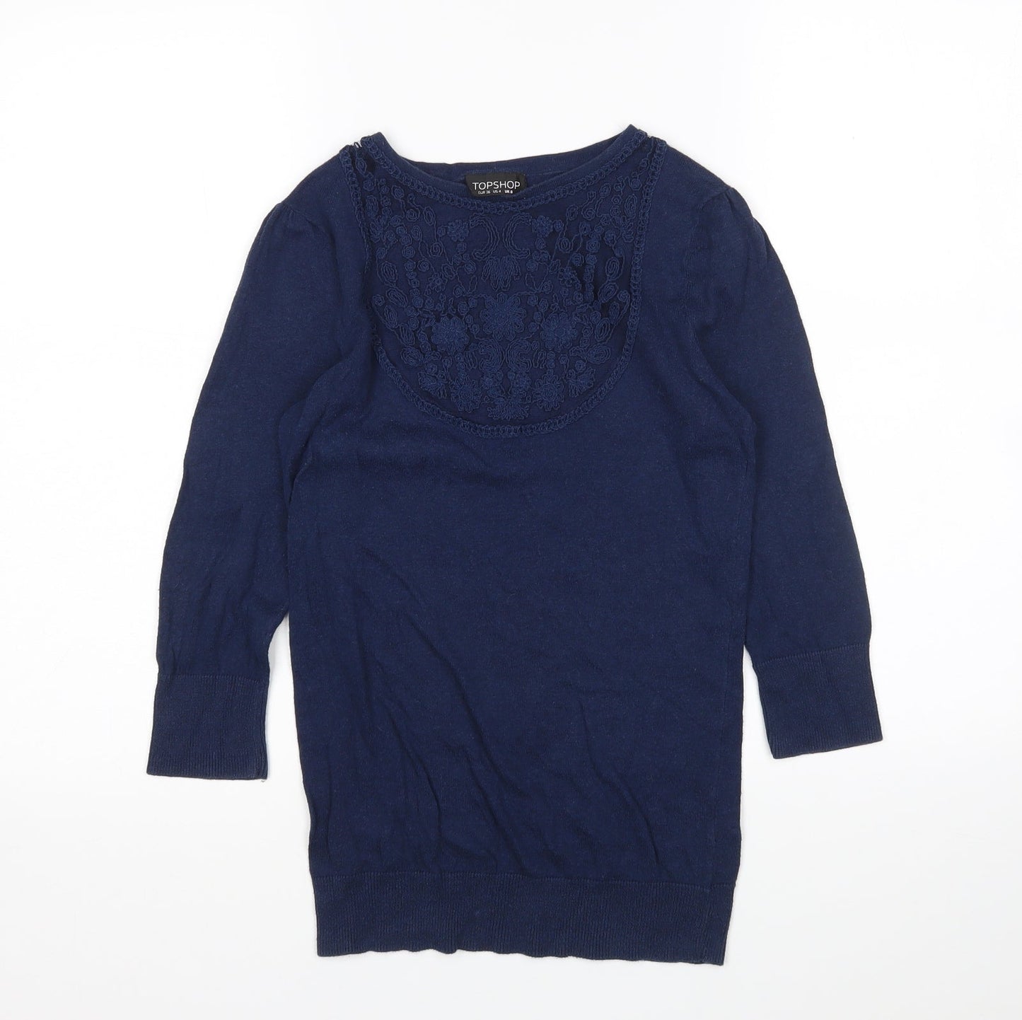 Topshop Womens Blue   Pullover Jumper Size 8