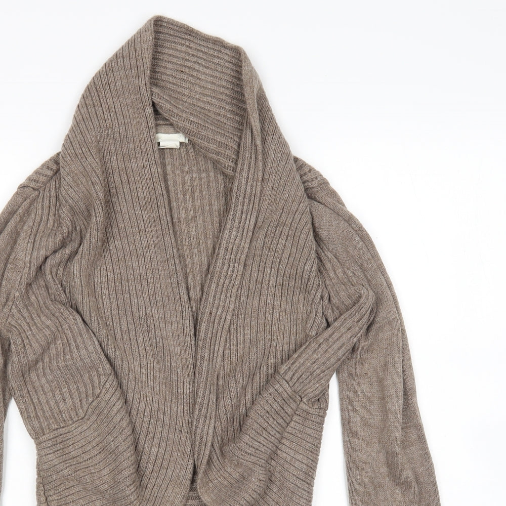 H&M Womens Brown   Cardigan Jumper Size S