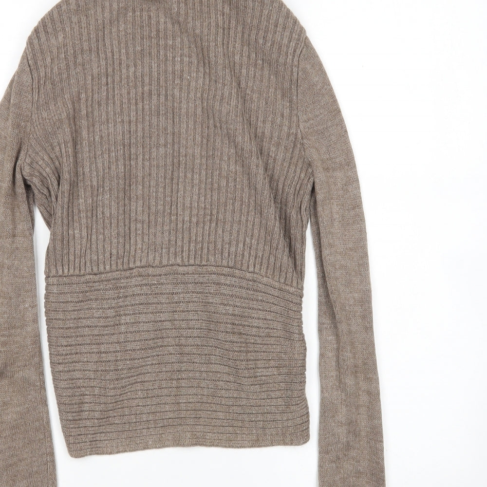 H&M Womens Brown   Cardigan Jumper Size S
