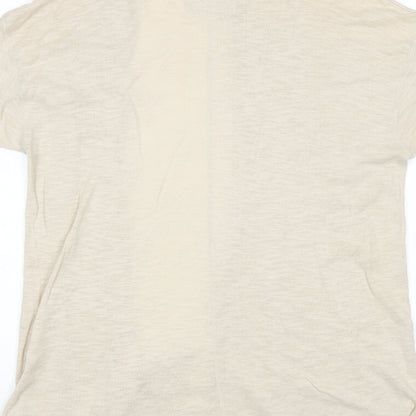 H&M Womens Beige   Cardigan Jumper Size M