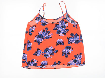 Papaya Womens Multicoloured Floral  Basic Blouse Size 8