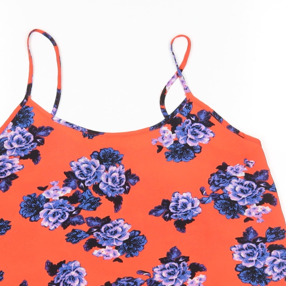 Papaya Womens Multicoloured Floral  Basic Blouse Size 8