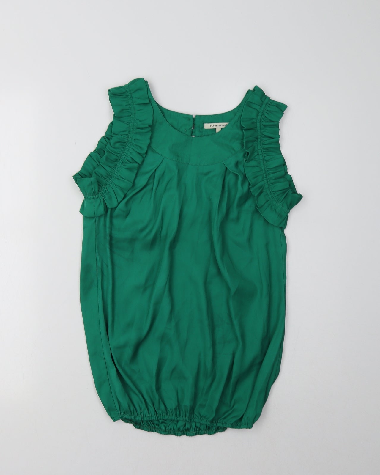 River Island Womens Green   Basic Blouse Size 6